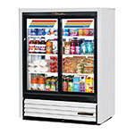 TRUE Refrigeration GDM-33C-PT-54 Pass Thru Convenience Store Cooler, Glass Sliding Doors, 15-cu ft