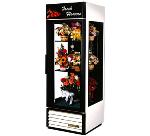 TRUE Refrigeration GEM-23FC Glass End Floral Merch, 1 Section/Glass Door, 2 Glass Sides, 2 Shelves,23 cu ft
