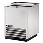 TRUE Refrigeration T-24-GC-S Deep Well Glass Chiller, All Stainless, (90) 8-in Mugs