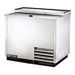 TRUE Refrigeration T-36-GC-S Glass/Plate Chiller, Deep Well, SS Top/Lid, SS, (180) 8 in Mugs