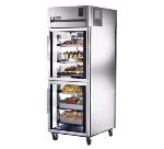 TRUE Refrigeration TA1RPT-2HG-1S Pass Thru Refrigerator, Glass Half Front, Solid Rear Door, 31-cuft