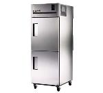 TRUE Refrigeration TA1RPT-2HS-1G Pass Thru Refrigerator, Solid Half Front, Glass Rear Door, 31-cuft