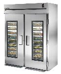 TRUE Refrigeration TA2RRI-2G Refrigerator, Roll-In, SS, 2 Section/Glass Doors, Ramp, 75 cu ft