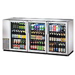 TRUE Refrigeration TBB-24GAL-72G-S Back Bar Cooler w/ Glass Door, Stainless, Holds (150) 6-Packs