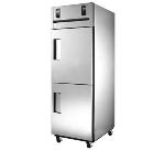 TRUE Refrigeration TR1DT-2HS Dual Temp Refrigerator, Solid Half Door, 13-cuft Refrig/13-cuft Frzr