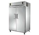 TRUE Refrigeration TR2DT-2S Refrig/Freezer, Dual Temp, 2 SS Doors, 26 Refrig/24 Freezer cu ft