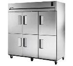 TRUE Refrigeration TR3F-6HS Freezer, Reach-In, 3 Section, 6 SS Half Doors, 85 cu ft