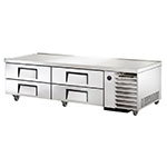TRUE Refrigeration TRCB-79 80 in Refrigerated Chef Base, 2 Section, 4 Drawers