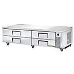 TRUE Refrigeration TRCB-82 83 in Refrigerated Chef Base, 2 Section, 4 Drawers