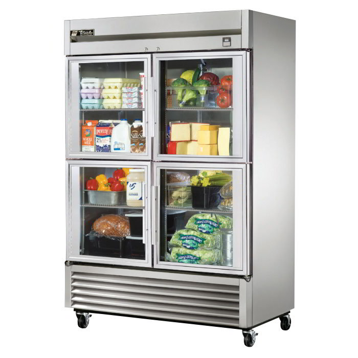 True TS 49G 4 54 Two Section Reach In Refrigerator  4 