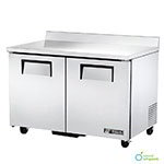 TRUE Refrigeration TWT-48F 49 in Work Top Freezer, 2 Section, 2 Doors, Energy Star, 12 cu ft