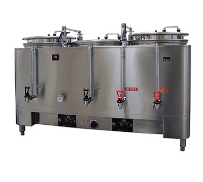 Grindmaster 7303(E) Automatic Triple 3-gal Coffee Urn w/ Pump Style Brew, Single Wall 120/208/1 V