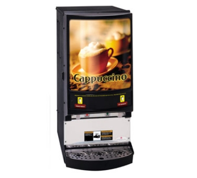 Grindmaster PIC-2 2-Flavor Hot Chocolate/Cappuccino Machine w/ (2) 5-lb Hoppers,
