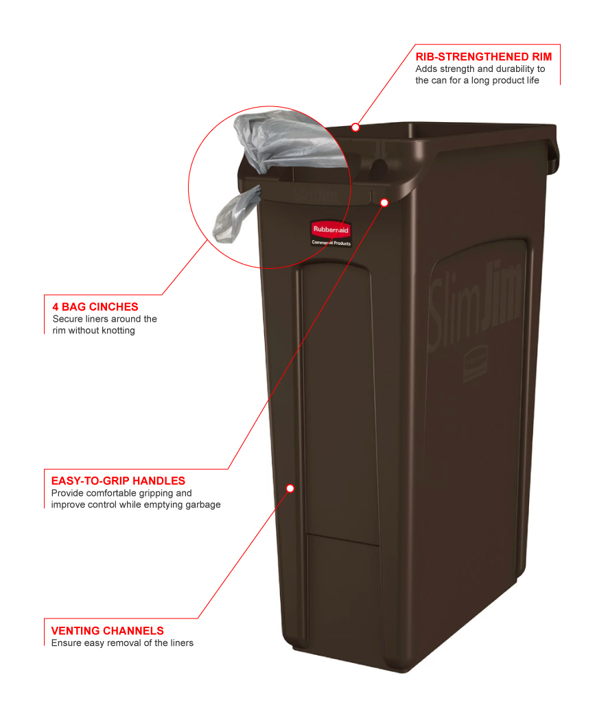 Rubbermaid 1956187 Features