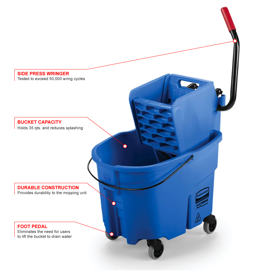 Rubbermaid 758888bl Features