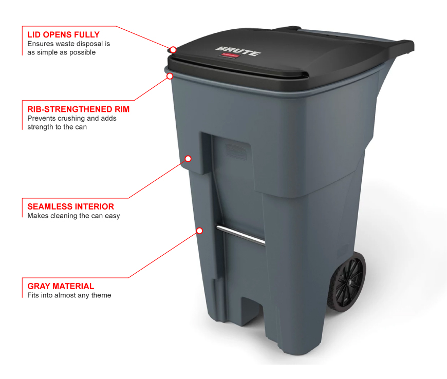 Rubbermaid 9w21g Features
