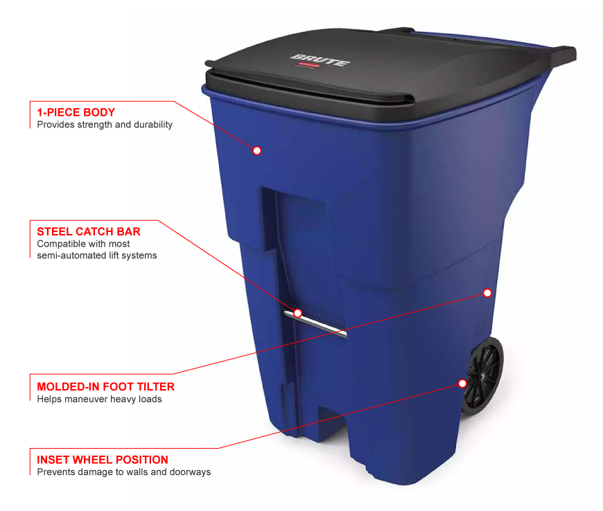 Rubbermaid 9w2273blue Features
