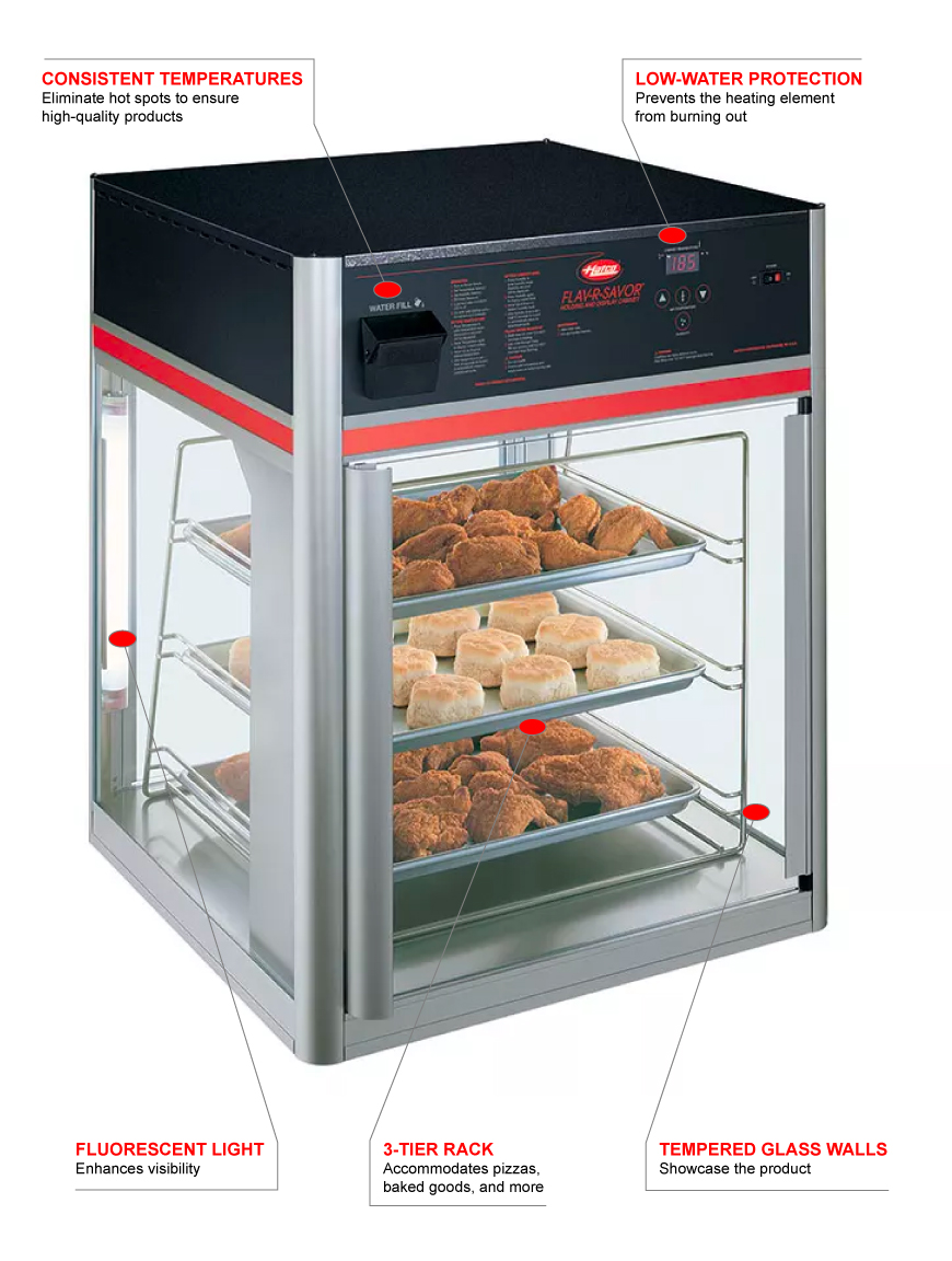 Hatco Fsd 1x 22 21 50 Fullservice Countertop Heated Display