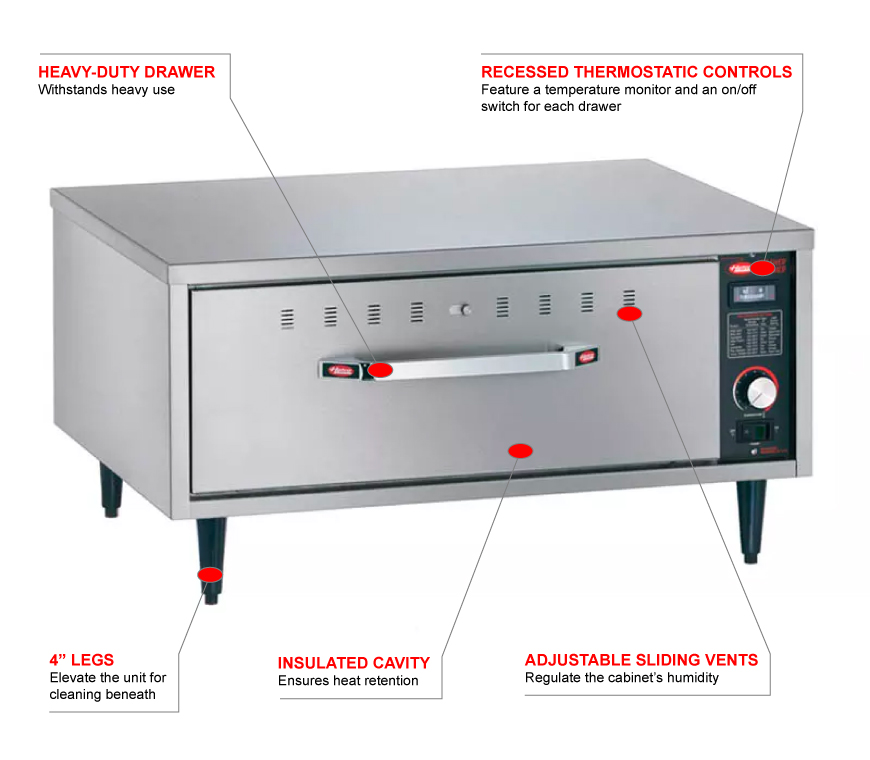 Hatco Hdw 1 29 5 W Freestanding Warming Drawer W 1 21 5