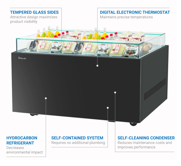 Turbo Air TOS50NNBLK Features