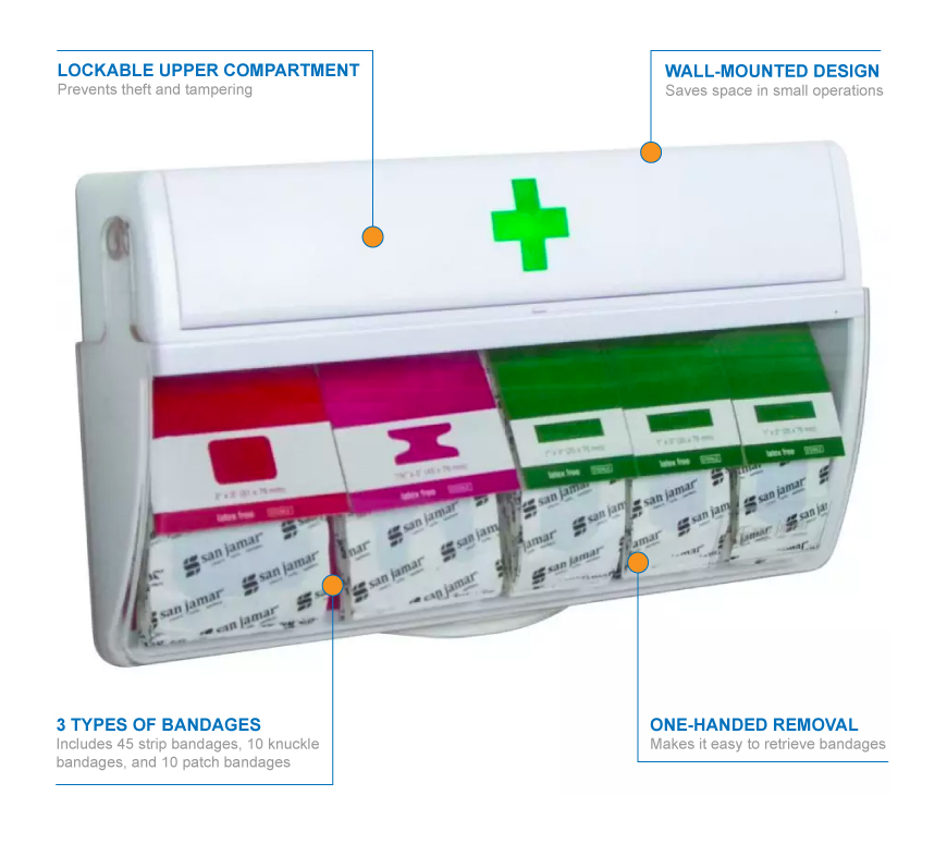 San Jamar MKBD100 Features