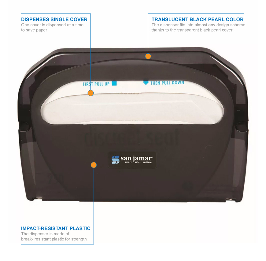 San Jamar ts510tbk Features
