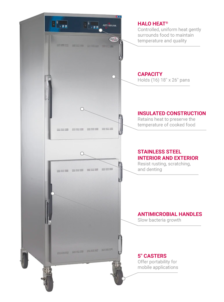 AltoShaam 1000UP Halo Heat® Full Height Insulated Mobile Heated
