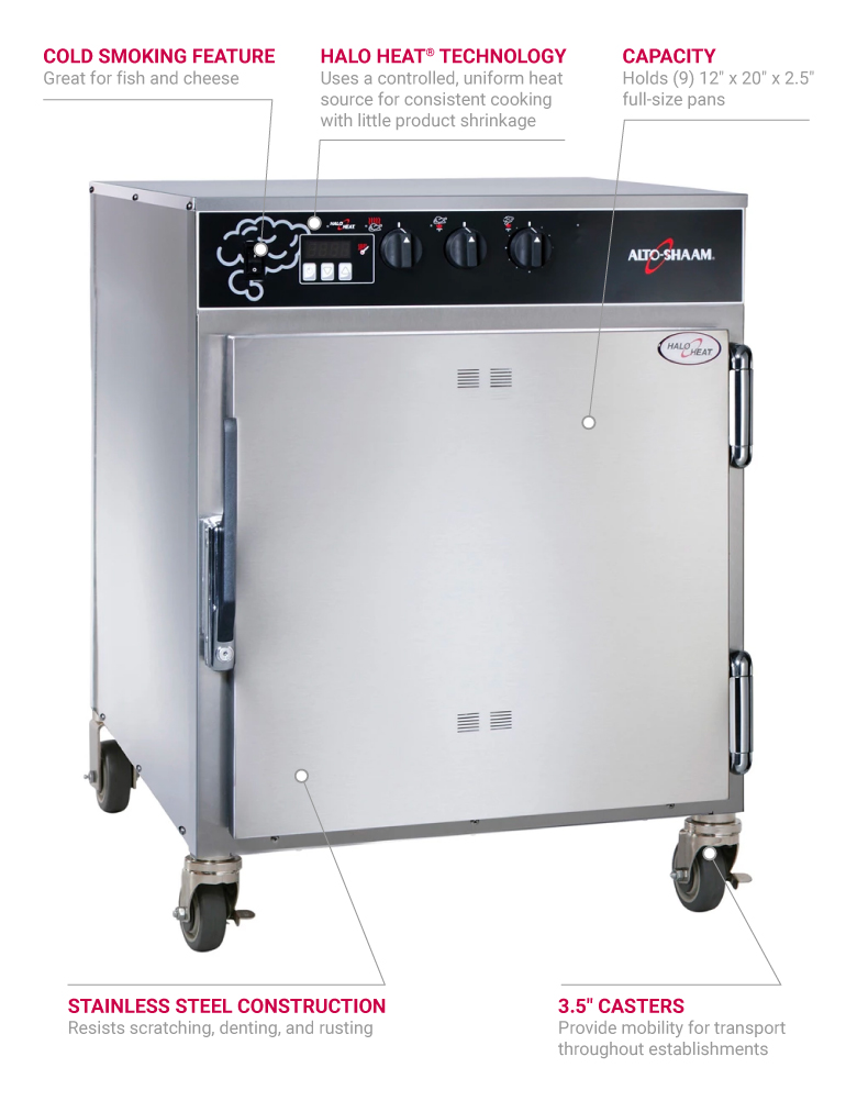 Alto-Shaam 767-SK-QS Halo Heat® Commercial Smoker Oven w/ Cold Smoking