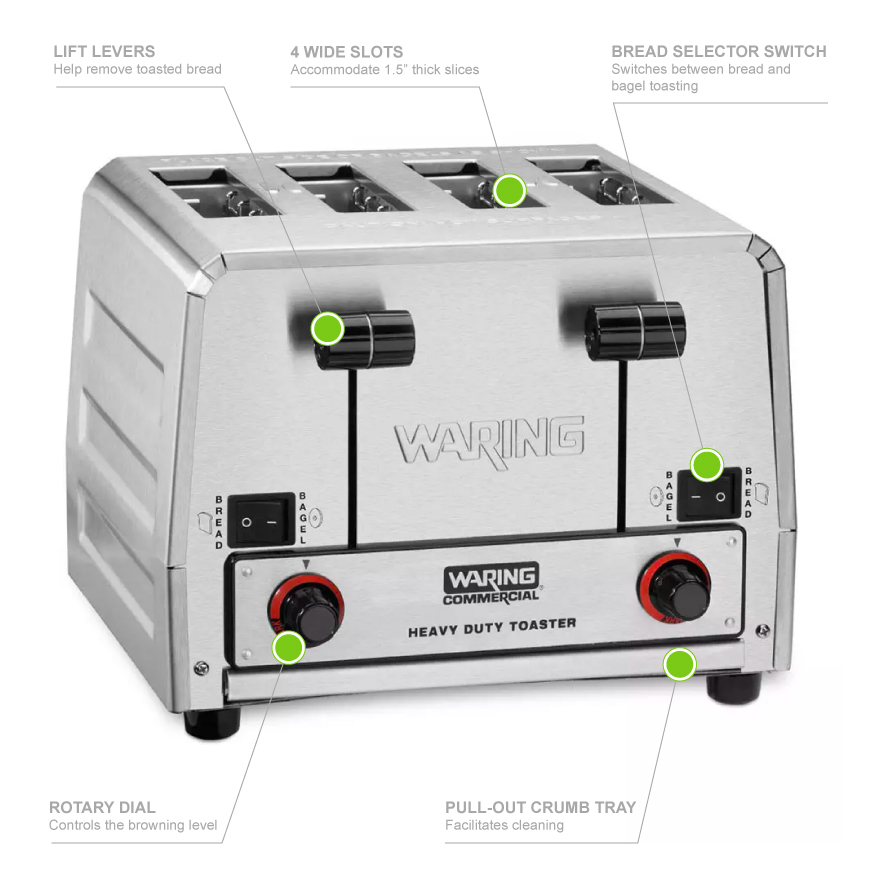 Waring WCT850Rc Features
