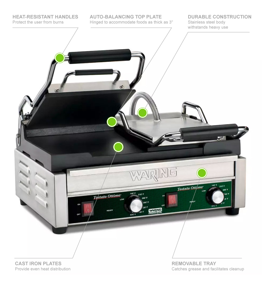 Waring WFG300 Features