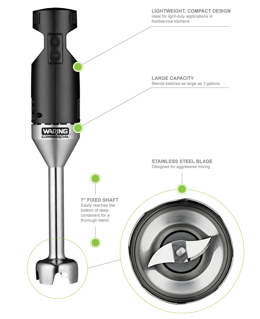 Waring wsb33x Features