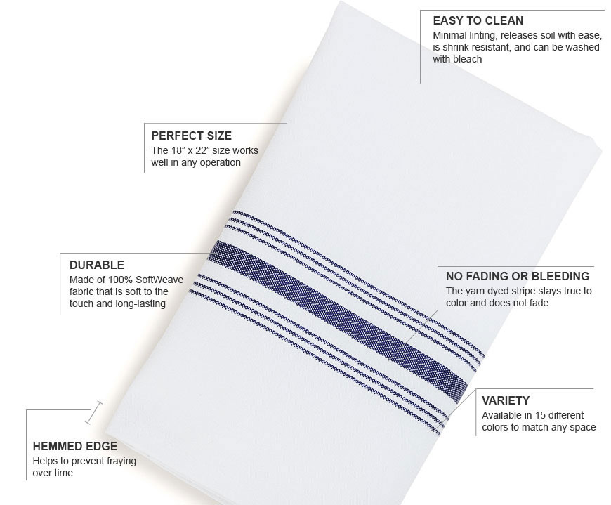 Bistro Striped Napkins