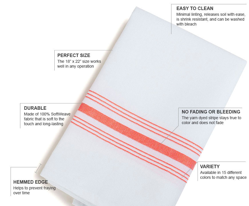 Bistro Striped Napkins