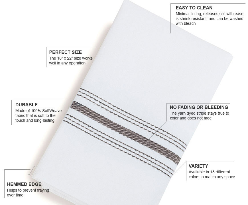Bistro Striped Napkins