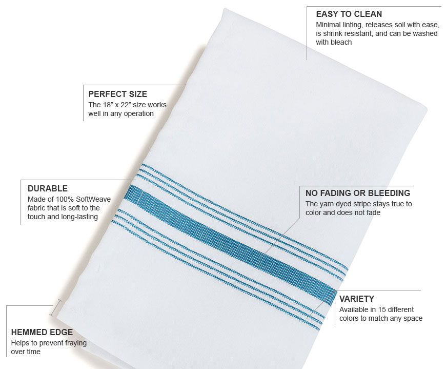 Bistro Striped Napkins