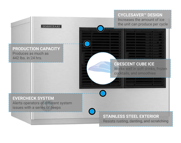 Hoshizaki kml500maj Features