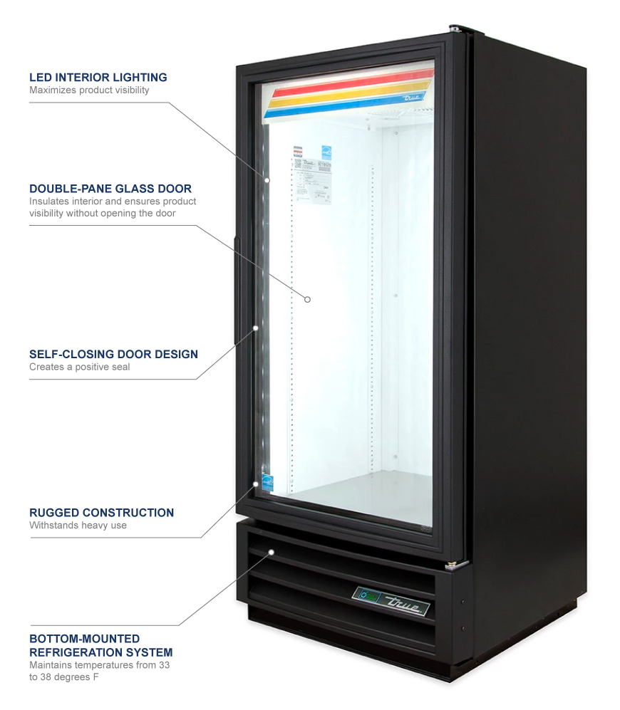 True Manufacturing gdm10bk Features